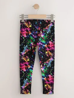 Online Next Purple/Splat Leggings 5 Pack (3-16yrs)