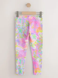 Online Next Purple/Splat Leggings 5 Pack (3-16yrs)
