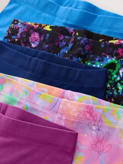 Online Next Purple/Splat Leggings 5 Pack (3-16yrs)