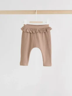 Best Next Purple/Yellow/Cream Ditsy Baby Leggings 4 Pack (0mths-2yrs)