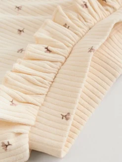 Best Next Purple/Yellow/Cream Ditsy Baby Leggings 4 Pack (0mths-2yrs)