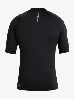 Outlet Quiksilver Short Sleeve UPF50 Rash Vest Black