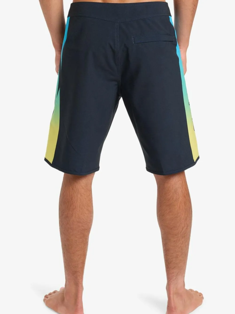 Hot Quiksilver Black Surfsilk Holmes 20 Logo Swim Shorts