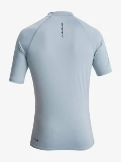 Best Quiksilver Blue Everyday UPF 50 Short Sleeve Logo Rash Vest