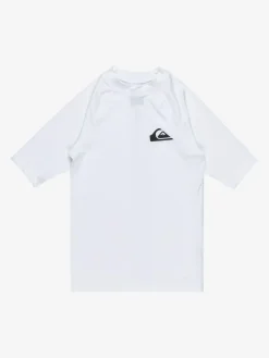Quiksilver Youth Short Sleeve UPF50 Rash Vest^BOY Swimwear