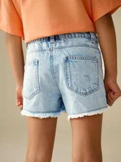 Next 100% Cotton Frayed Edge Distressed Shorts (3-16yrs)^ Shorts & Skirts