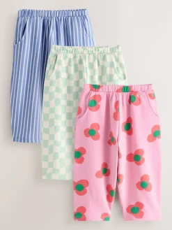 Next Barrel Trousers 3 Pack (3mths-7yrs) Rainbow
