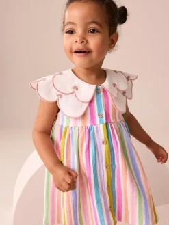 Next Collared Summer Dress (3mths-7yrs)^ Baby Girls|Dresses