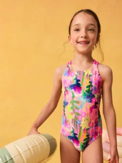 Next Rainbow Double Strap Swimsuit (3-16yrs)