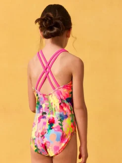 Next Rainbow Double Strap Swimsuit (3-16yrs)