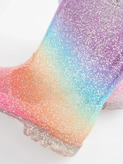 Next Rainbow Glitter Wellies^ Boots