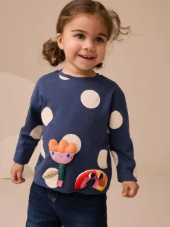 New Next Long Sleeve Tops 4 Pack (3mths-7yrs) Rainbow