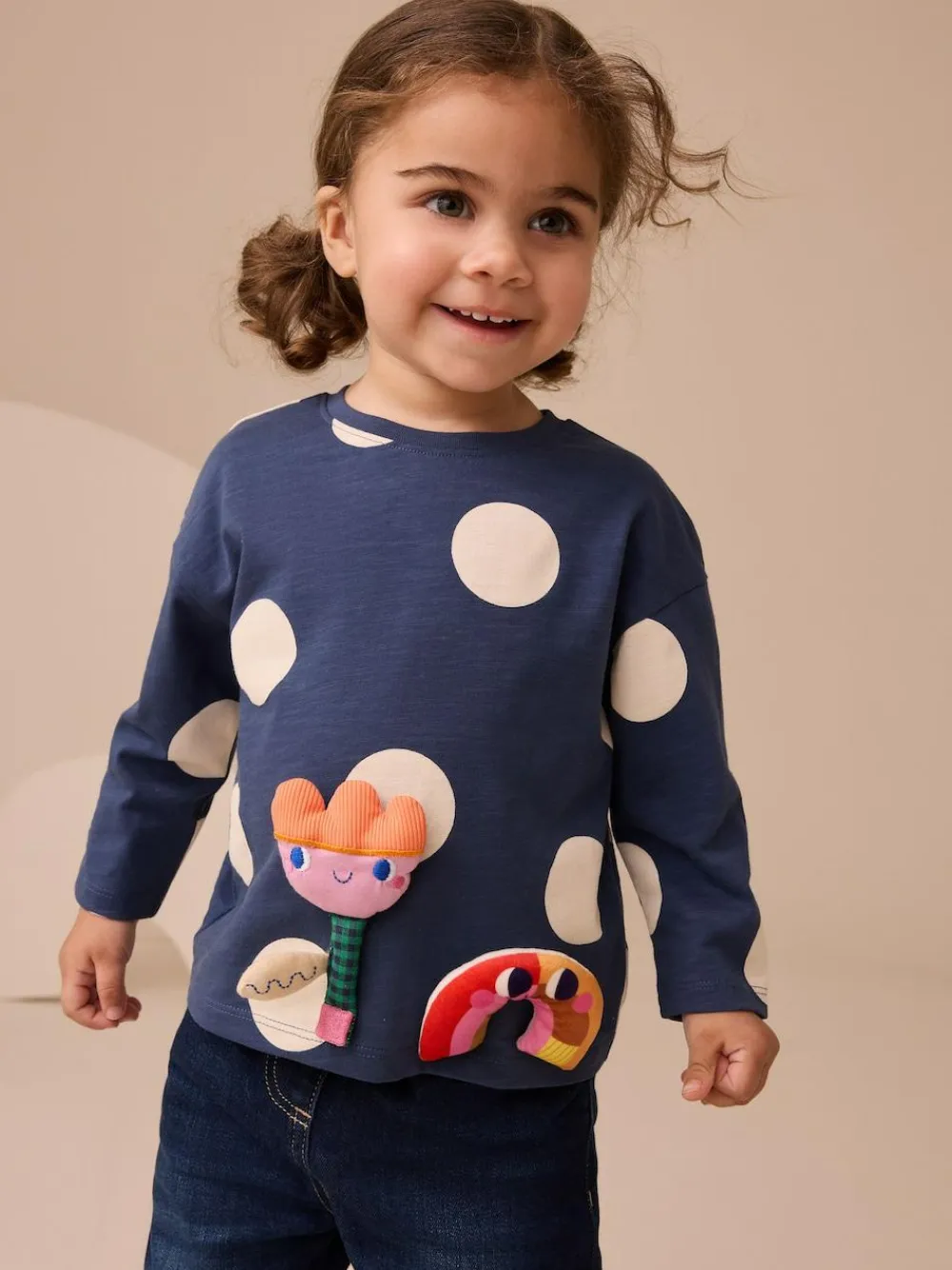 New Next Long Sleeve Tops 4 Pack (3mths-7yrs) Rainbow