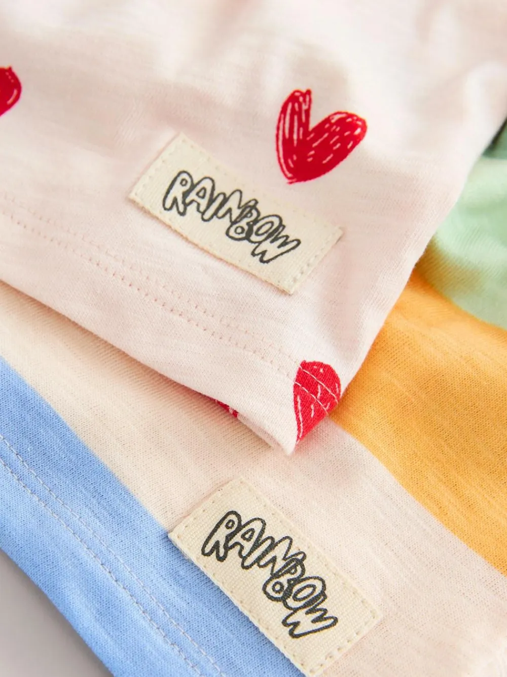 New Next Long Sleeve Tops 4 Pack (3mths-7yrs) Rainbow