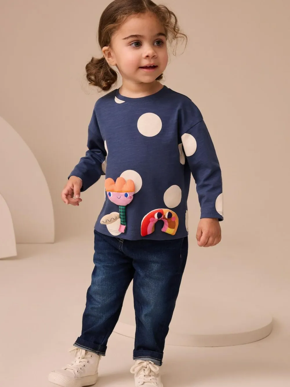 New Next Long Sleeve Tops 4 Pack (3mths-7yrs) Rainbow