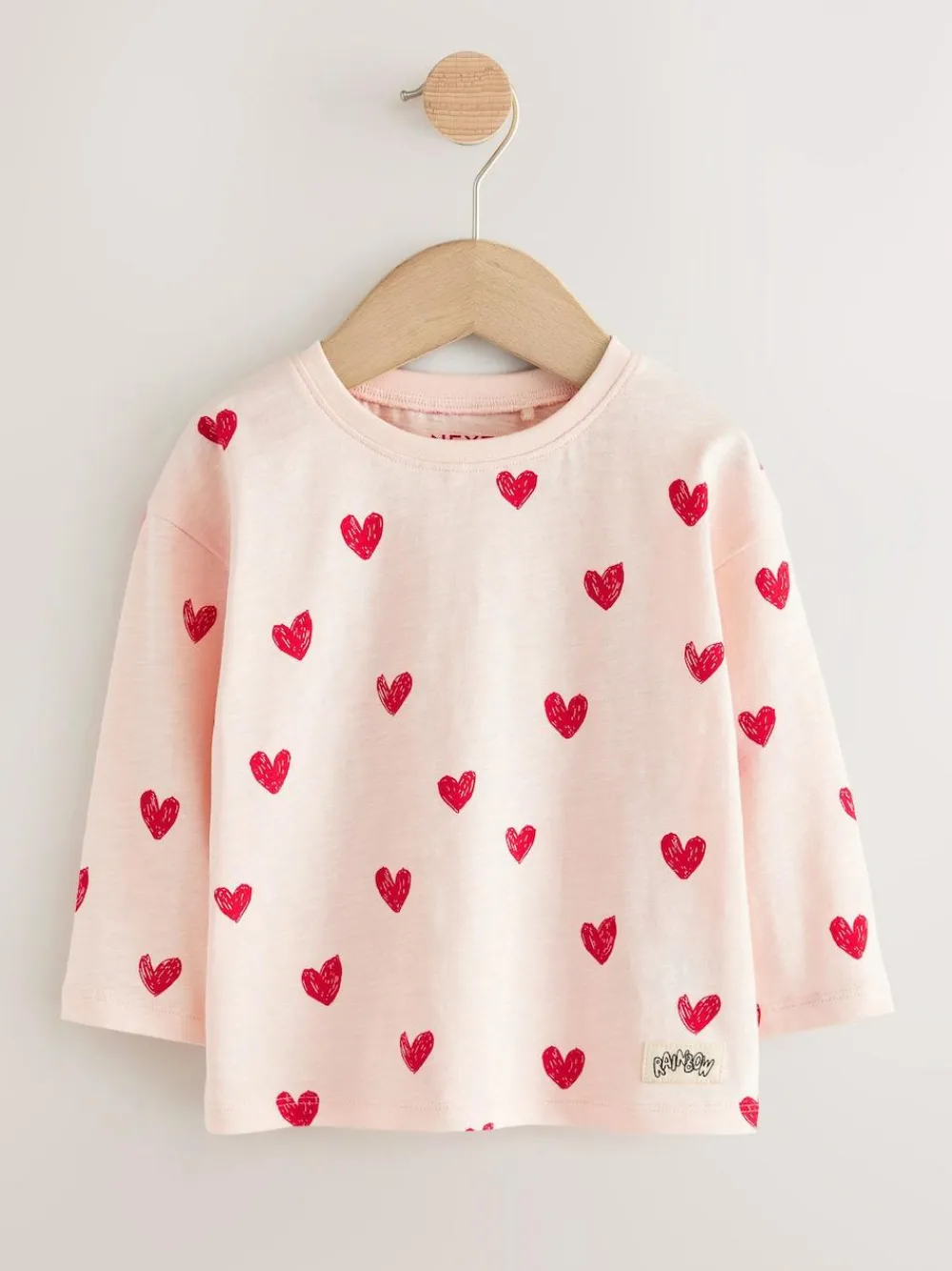 New Next Long Sleeve Tops 4 Pack (3mths-7yrs) Rainbow