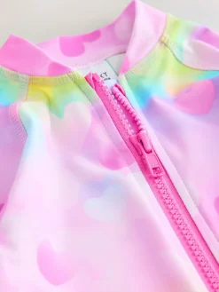 Next Rainbow Ombre Hearts Sunsafe Swimsuit (3mths-10yrs)^ Swimwear|Swimwear