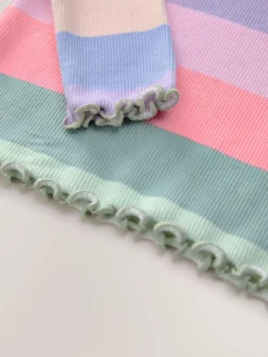 Next Rainbow Rib Long Sleeve T-Shirt (3mths-7yrs)^ Baby Girls|Baby Girls