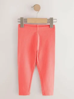 Online Next Ribbed Leggings 5 Pack (3mths-7yrs) Rainbow