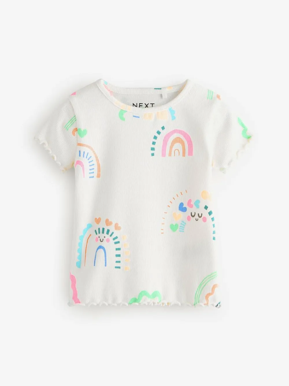 Online Next Rainbow Short Sleeve T-Shirts 5 Pack (3mths-7yrs)