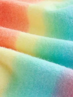 Next Rainbow Stripe Button Up Cardigan (3-16yrs)