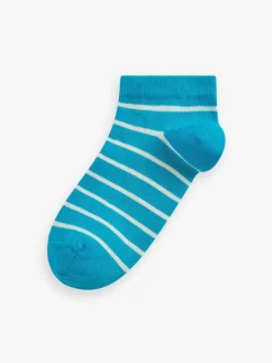 Discount Next Rainbow Stripe Cotton Rich Trainer Socks 7 Pack