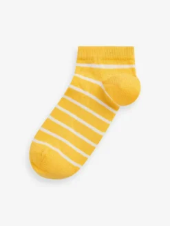 Discount Next Rainbow Stripe Cotton Rich Trainer Socks 7 Pack