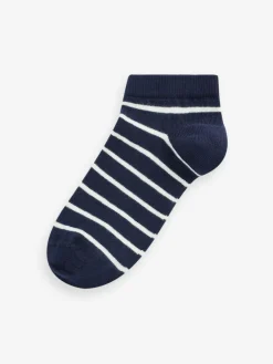 Discount Next Rainbow Stripe Cotton Rich Trainer Socks 7 Pack