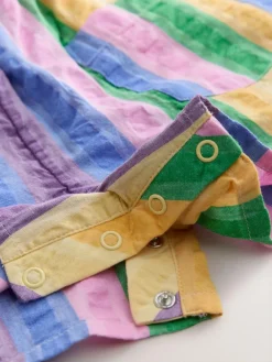 Clearance Next Sleeveless Playsuit (3mths-7yrs) Rainbow Stripe