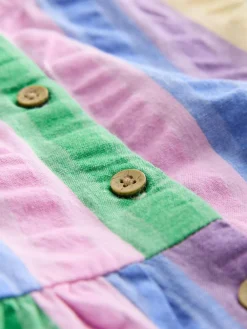 Clearance Next Sleeveless Playsuit (3mths-7yrs) Rainbow Stripe