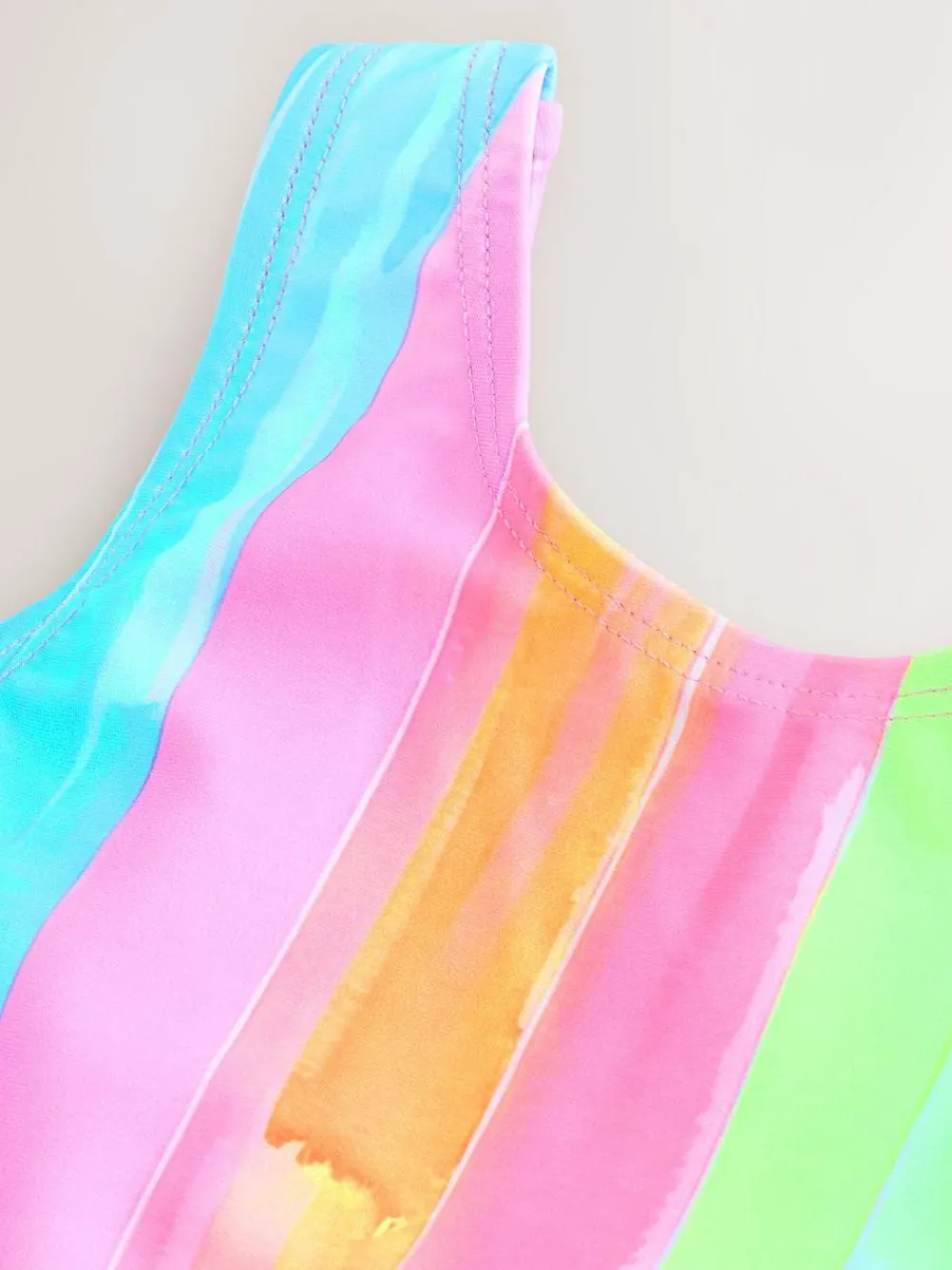 Next Rainbow Stripe Swimsuit (3mths-10yrs)