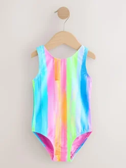 Next Rainbow Stripe Swimsuit (3mths-10yrs)