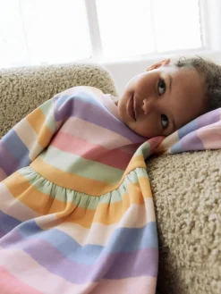 Next Rainbow Striped Sweat Dress (3mths-7yrs)^ Knitwear & Sweaters|Knitwear