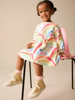 Sale Next Rainbow Sweat Dress (3mths-7yrs)