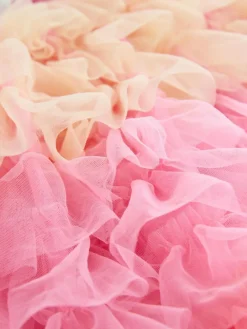 Outlet Next Rainbow Tiered Mesh Party Dress (3mths-8yrs)