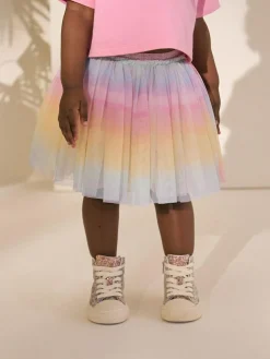 Best Next Top and Tutu Skirt Set (3mths-7yrs) Rainbow/Pink