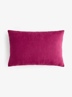 Next Raspberry Pink Raspberry Pink 40 X 59cm Cut Velvet Cherry Blossom Abstract Cushion^ Cushions & Throws