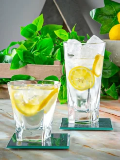 RCR Clear Fusion Tumbler Glasses Set of 6 270ml^ Branded Kitchenware|Glassware