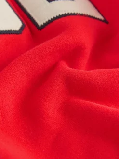 Discount Next Red 1982 All-Over Print Crew Neck Sweatshirt (3mths-7yrs)