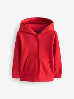 Next Red 1 Pack Plain Zip Through Hoodie (3-16yrs)^BOY Sweatshirts & Hoodies