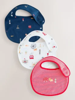 Next Red Baby Bibs 3 Pack^ Bibs|Newborn Accessories