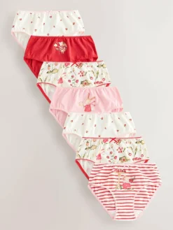 Next Red Bunny Briefs 7 Pack (1.5-12yrs)^ Underwear