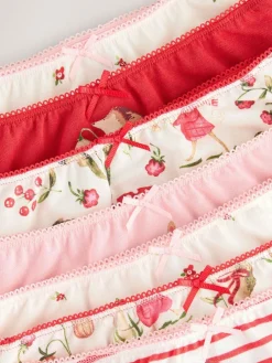 Next Red Bunny Briefs 7 Pack (1.5-12yrs)^ Underwear