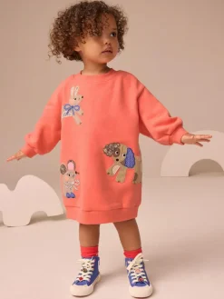 Outlet Next Relaxed Sweat Dress (3mths-7yrs) Red Character