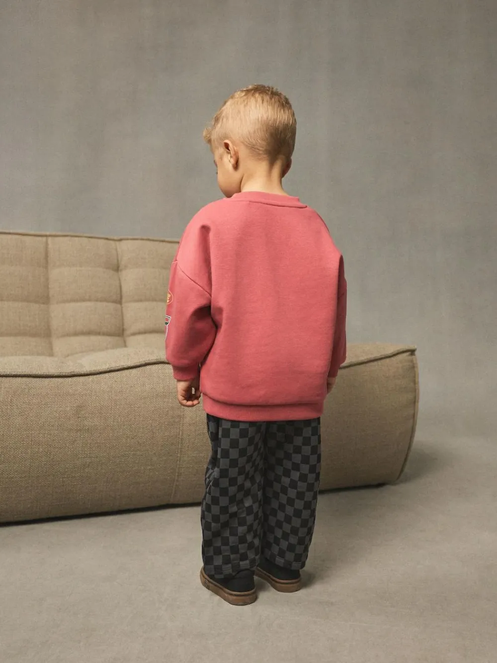 Next Red Charcoal Cars Crew Sweatshirt and Joggers Set (9mths-8yrs)^BOY Sweatshirts & Hoodies|Sets & Outfits