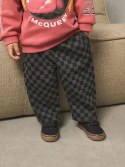 Next Red Charcoal Cars Crew Sweatshirt and Joggers Set (9mths-8yrs)^BOY Sweatshirts & Hoodies|Sets & Outfits