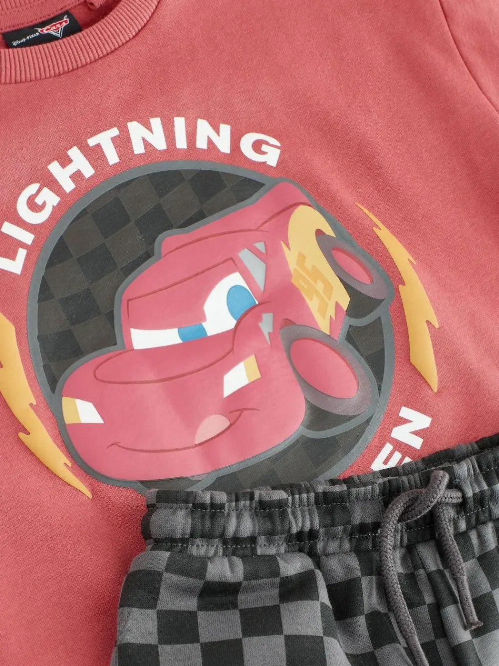 Next Red Charcoal Cars Crew Sweatshirt and Joggers Set (9mths-8yrs)^BOY Sweatshirts & Hoodies|Sets & Outfits