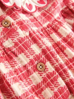 Best Next Collared Summer Dress (3mths-7yrs) Red Check