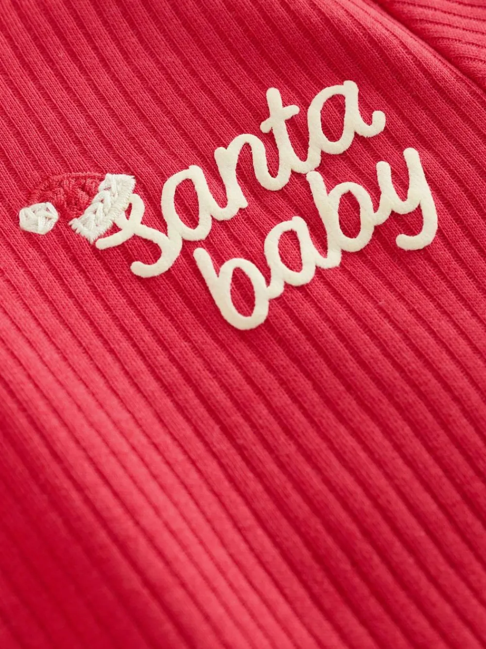 Online Next Red Christmas Baby Bodysuit