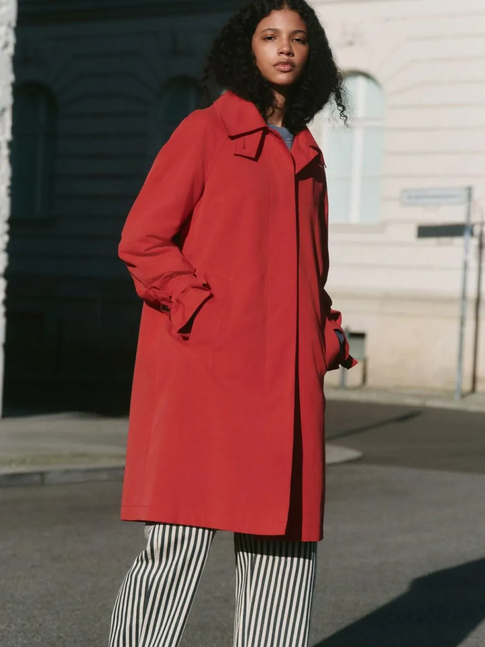 Outlet Next Dolly Trench Coat Red